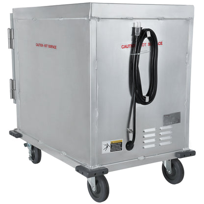 Half Size Commercial Insulated Heated Proofing Cabinet with Clear Door - 120V Heated Holding Proofing Cabinet, Mobile Empura