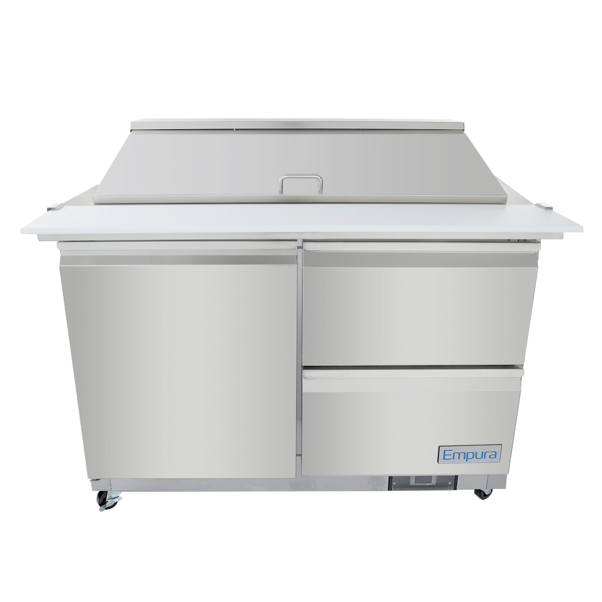 48" 2 Drawer Commercial Mega Top Refrigerated Sandwich and Salad Prep Table