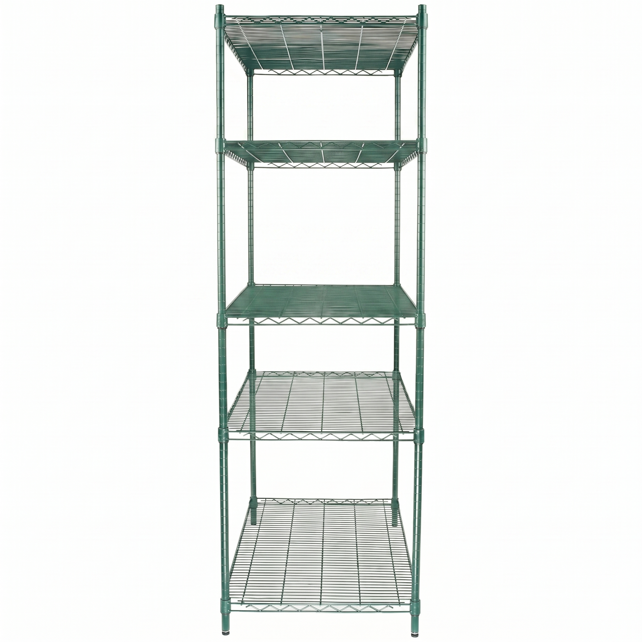 48" x 24" Epoxy 5-Shelf Commercial Wire Shelving Kit Kit with 86" Posts, NSF