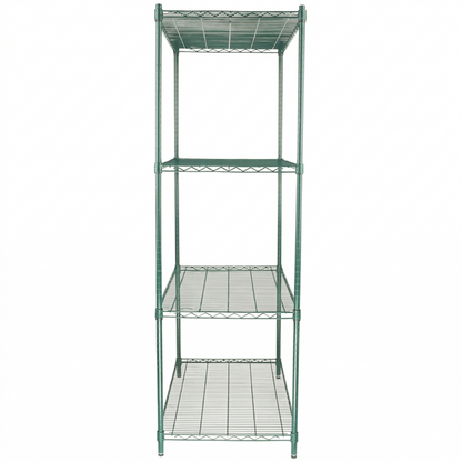 48" x 24" Epoxy 4-Shelf Commercial Wire Shelving Kit Kit with 74" Posts, NSF