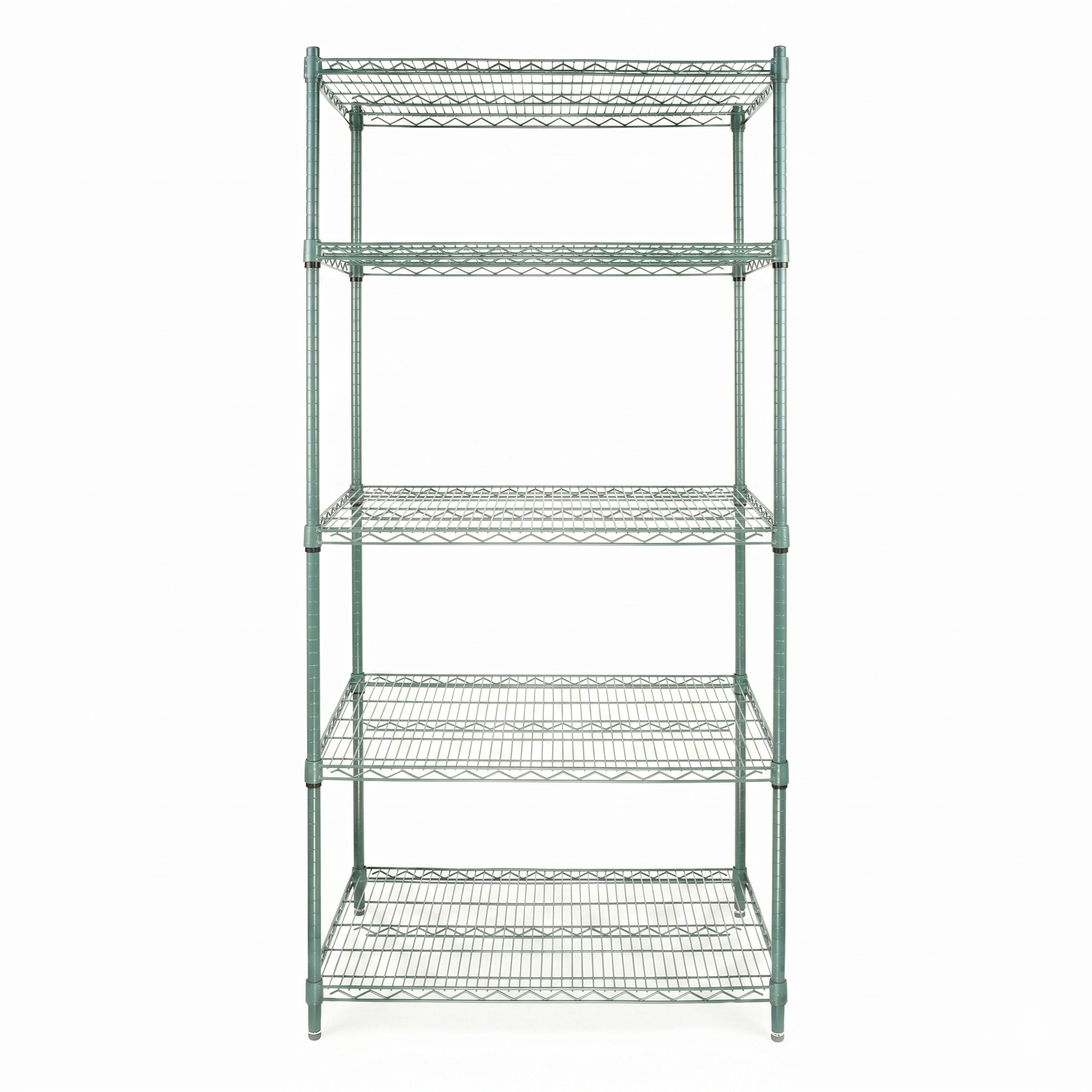36" x 24" Epoxy 5-Shelf Commercial Wire Shelving Kit Kit with 86" Posts, NSF