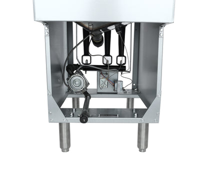 35 lb. Natural Gas Commercial Stainless Steel Floor Fryer - 70,000 BTU ENERGY STAR®