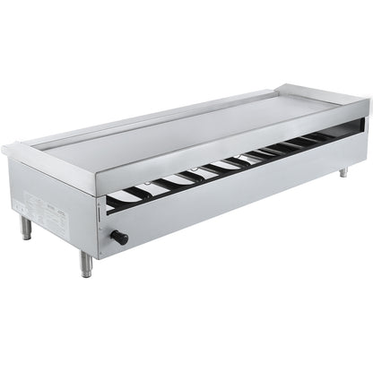 59" Standard Duty Commercial Countertop Gas Griddle with Thermostatic Controls - 150,000 BTU Griddle, Gas, Countertop Empura