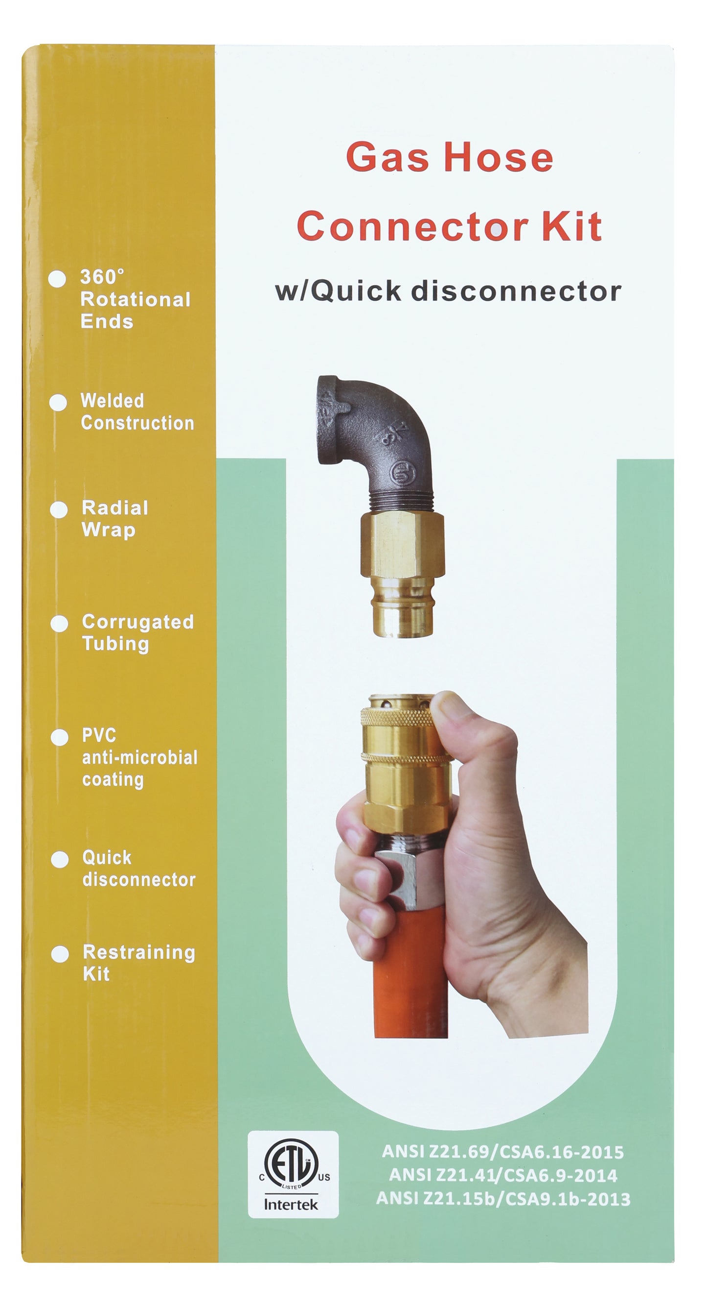 Empura EMGCK36 36" Mobile Gas Connector Hose Kit with Quick Disconnector