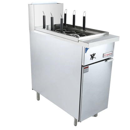 11 Gallon Liquid Propane Gas Commercial Pasta Cooker - 70,000 BTU Pasta Cooker, Gas Empura