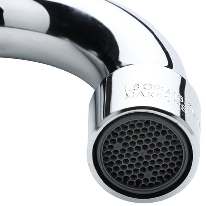 Wall Mount Commercial Faucet with 12" x 5 11/16" Swing Spout and 8" Centers, NSF Faucet, Wall / Splash Mount Empura