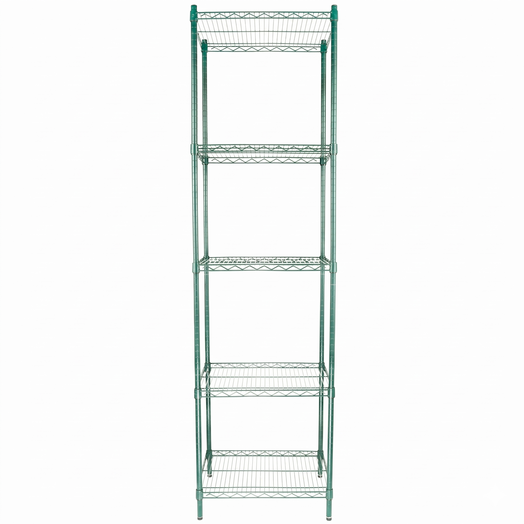 24" x 18" Epoxy 5-Shelf Commercial Wire Shelving Kit Kit with 86" Posts, NSF