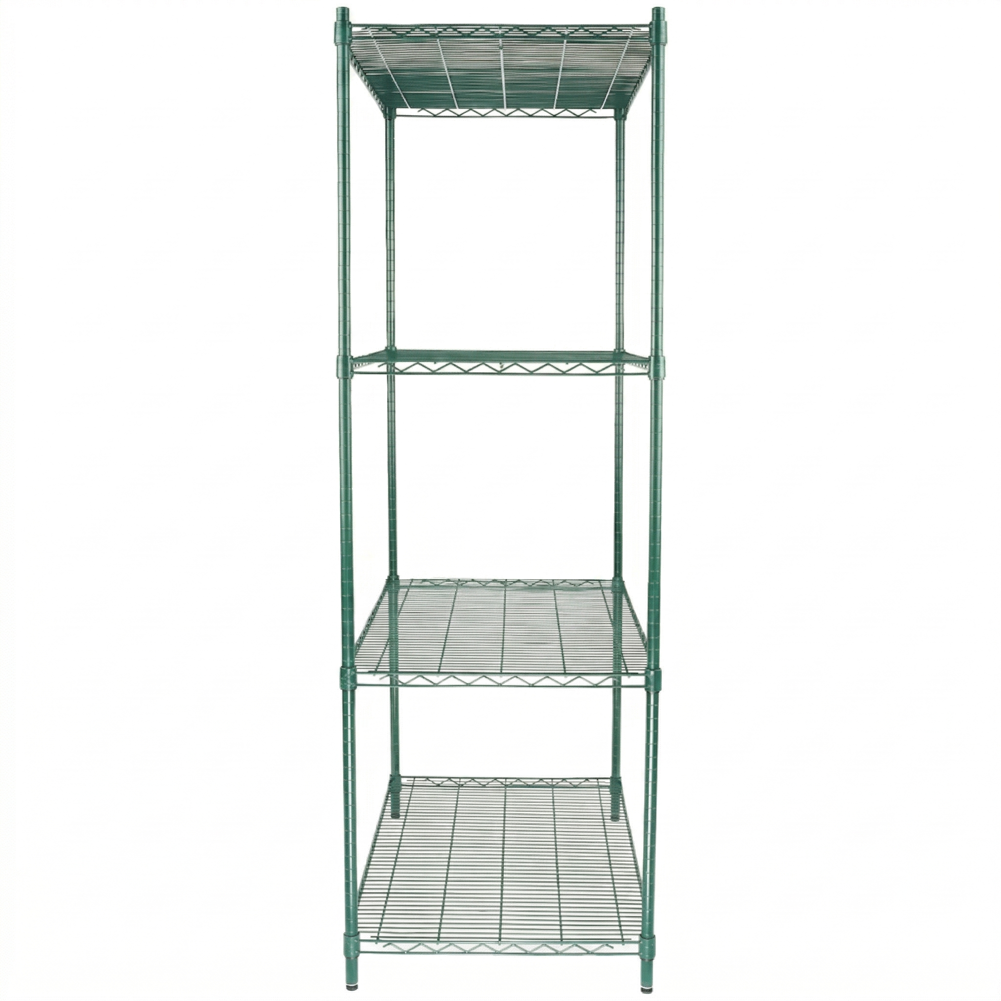 36" x 24" Epoxy 4-Shelf Commercial Wire Shelving Kit Kit with 74" Posts, NSF