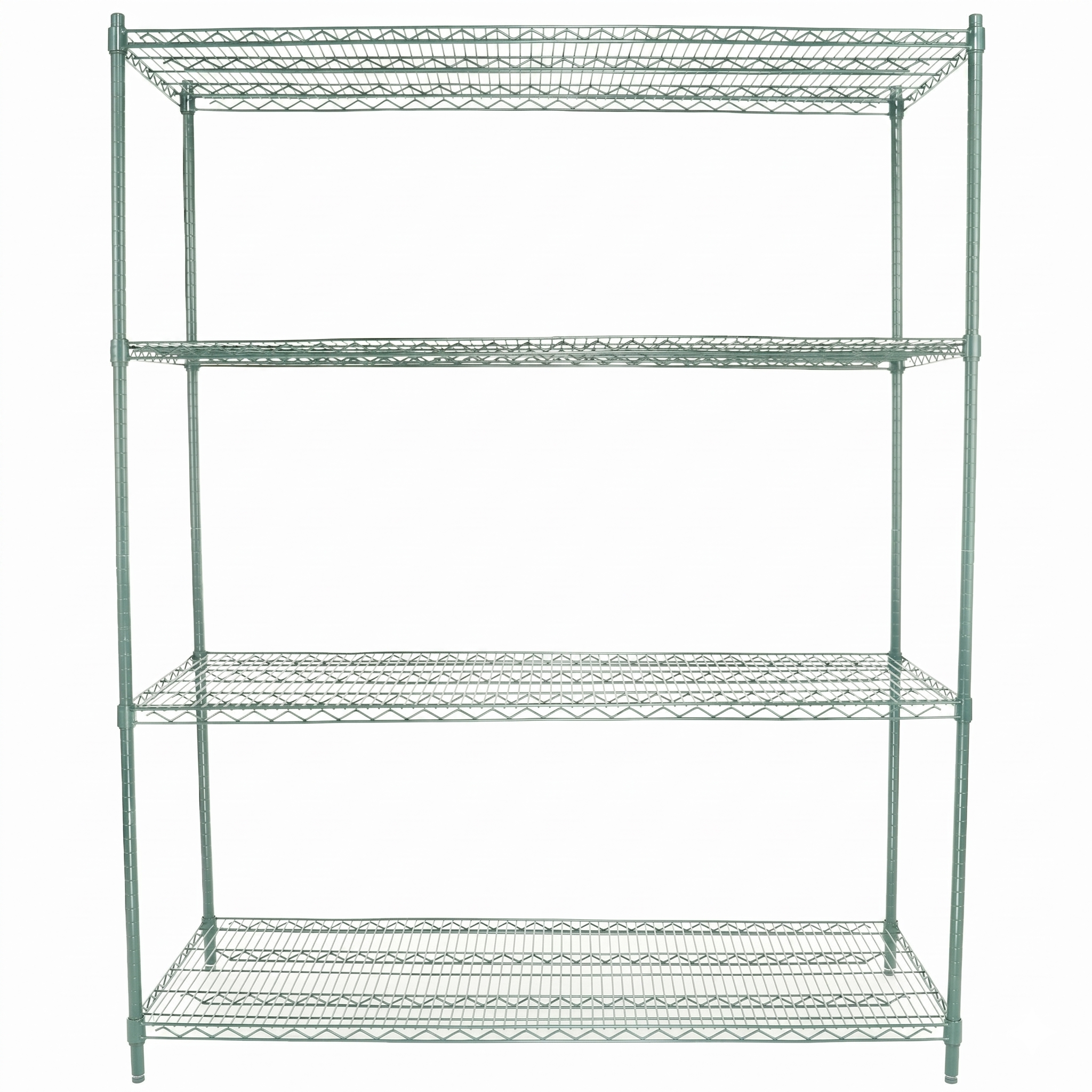 60" x 18" Epoxy 5-Shelf Commercial Wire Shelving Kit Kit with 86" Posts, NSF