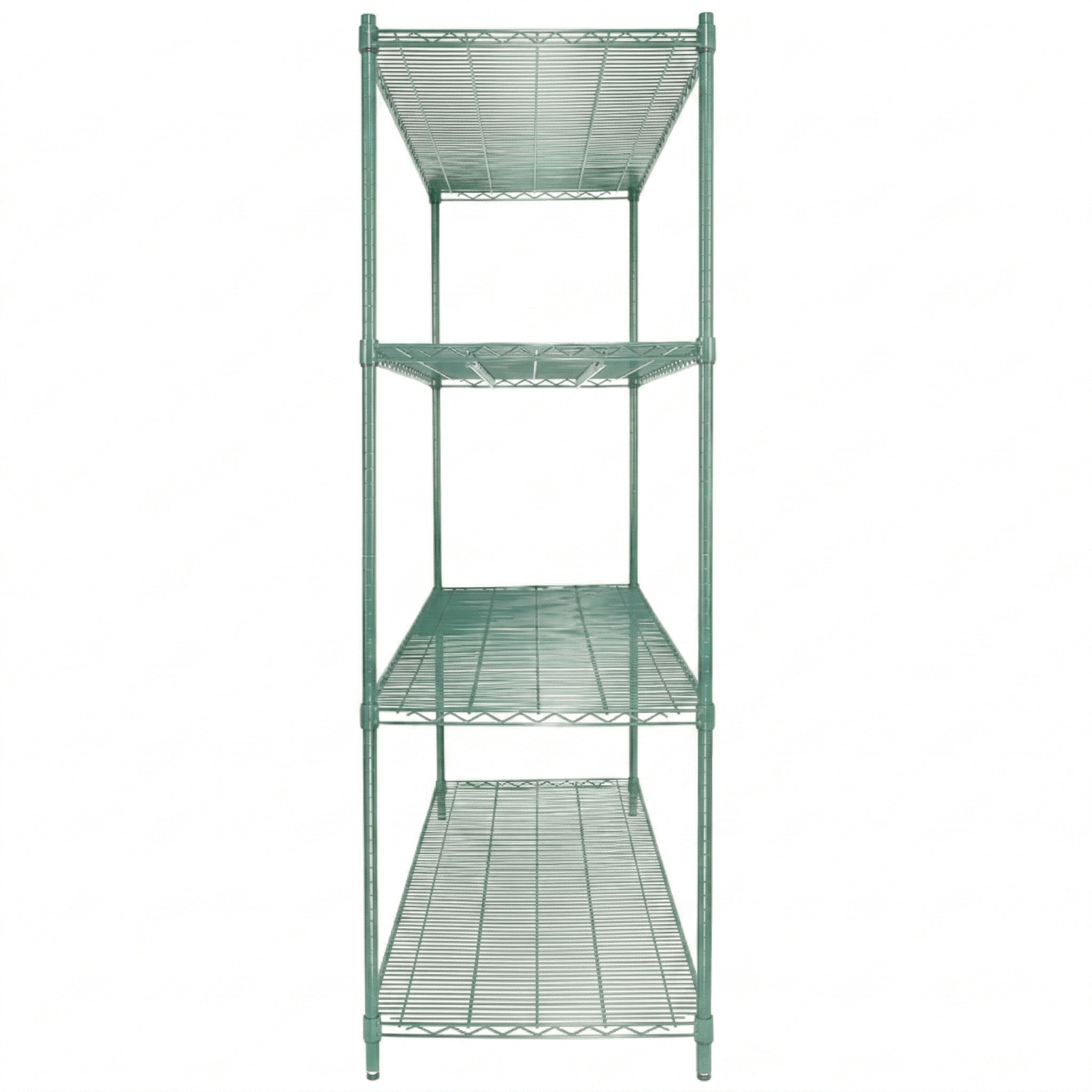 60" x 24" Epoxy 4-Shelf Commercial Wire Shelving Kit Kit with 86" Posts, NSF