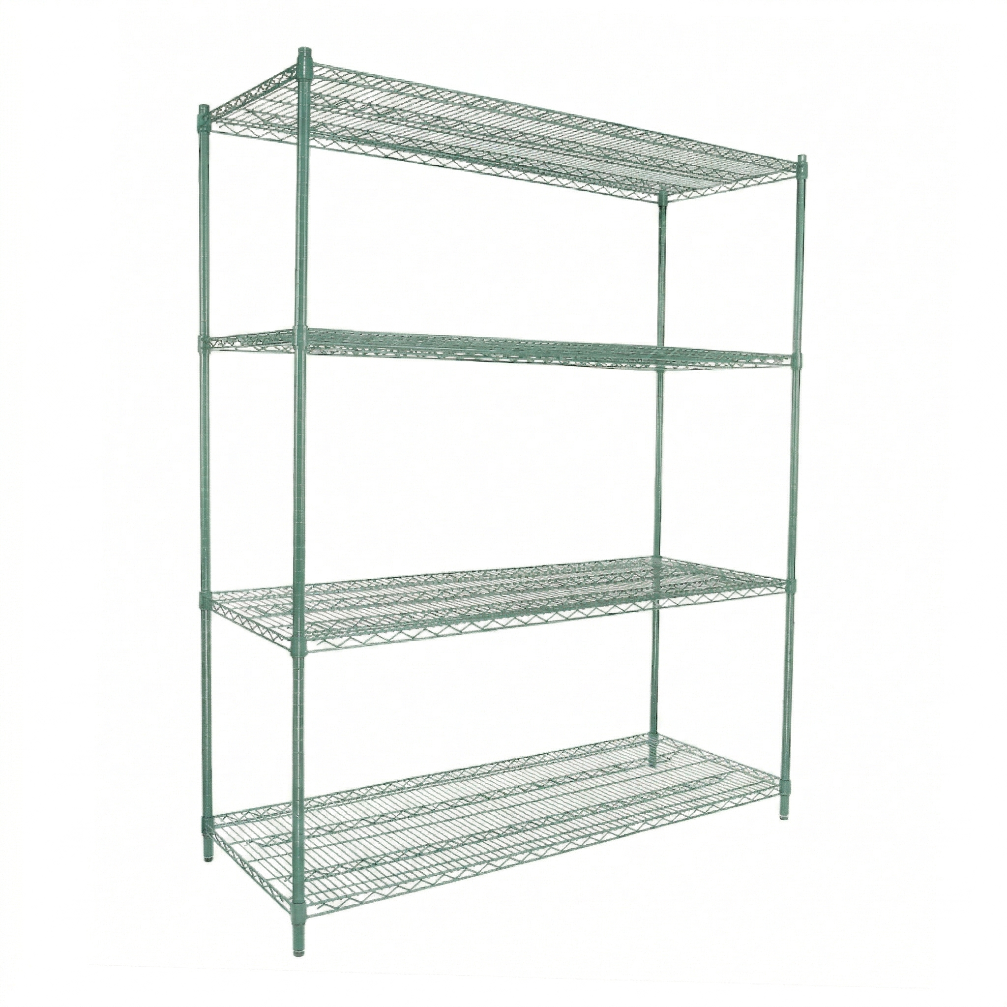 72" x 18" Epoxy 5-Shelf Commercial Wire Shelving Kit Kit with 86" Posts, NSF