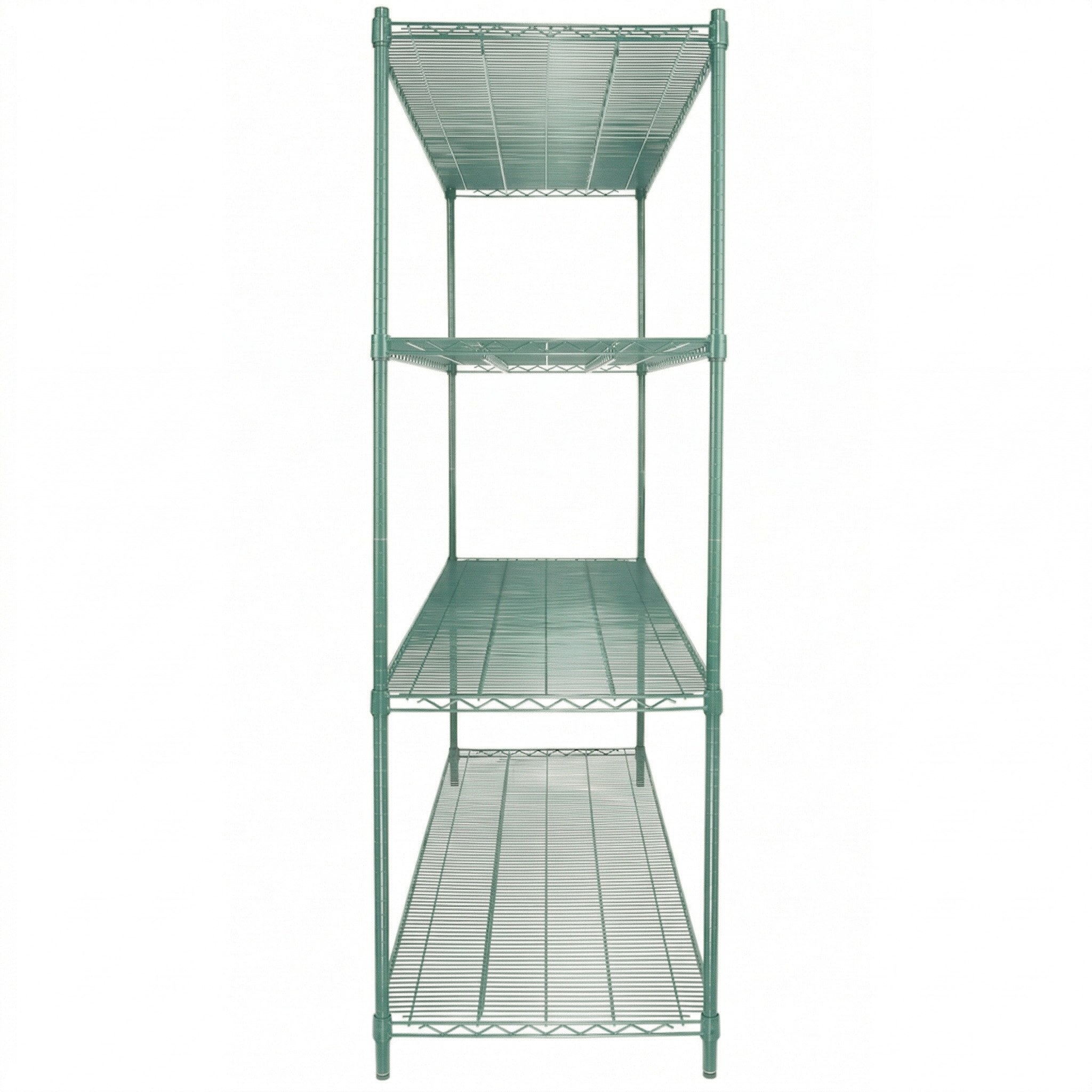 72" x 24" Epoxy 4-Shelf Commercial Wire Shelving Kit Kit with 86" Posts, NSF