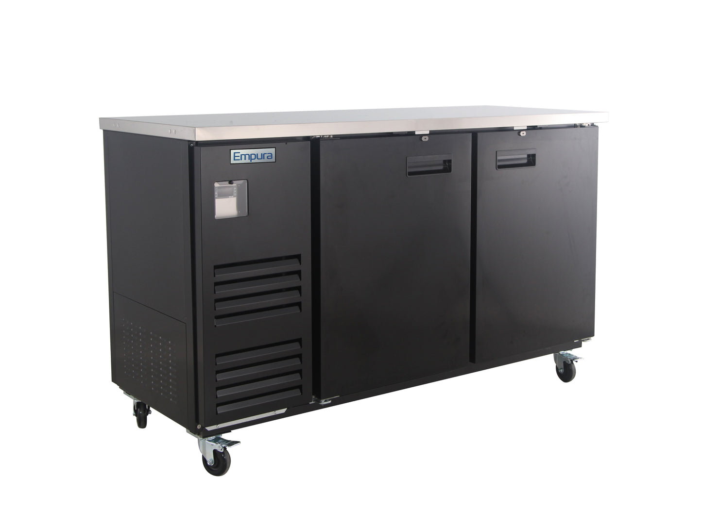 Empura E-KBB70-2-27 Back Bar Cooler, 2 swing solid doors, 69"W x 27 5/8"D x 42 1/2"H, 33-41 F temperature