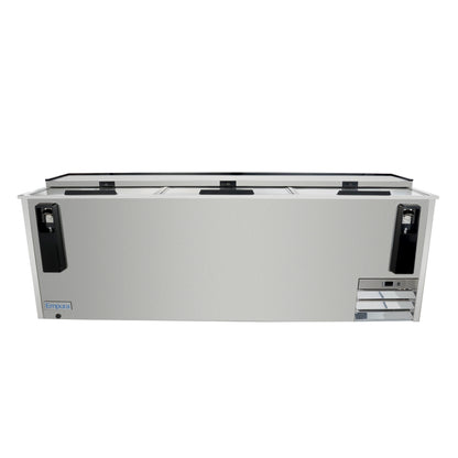 95" Stainless Steel Commercial Horizontal Bottle Cooler