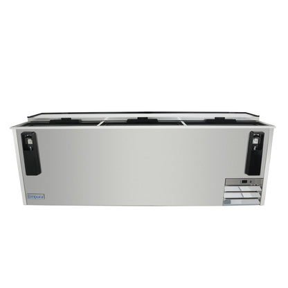 95" Stainless Steel Commercial Horizontal Bottle Cooler