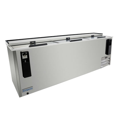 95" Stainless Steel Commercial Horizontal Bottle Cooler