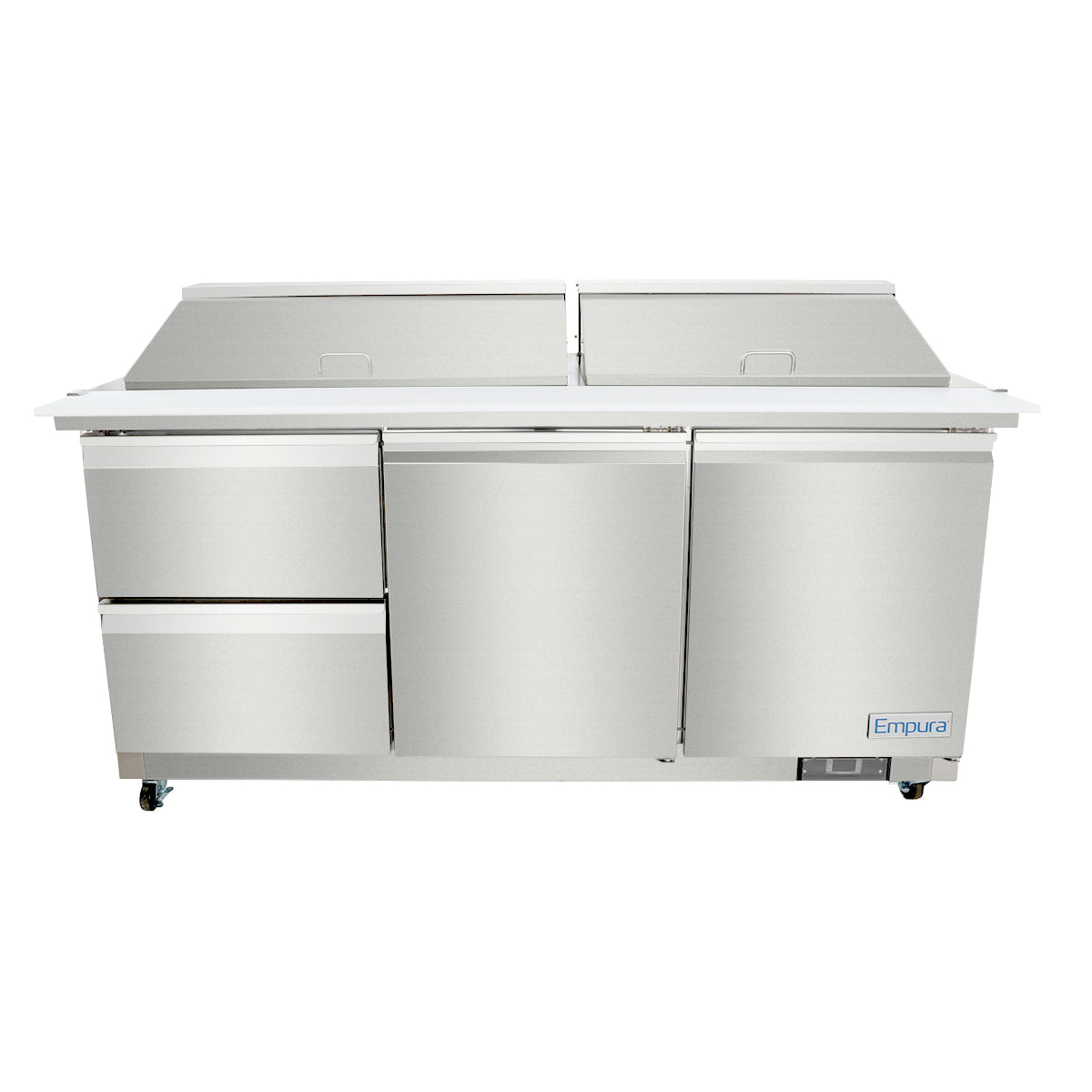 72" 2 Drawer Commercial Mega Top Refrigerated Sandwich and Salad Prep Table