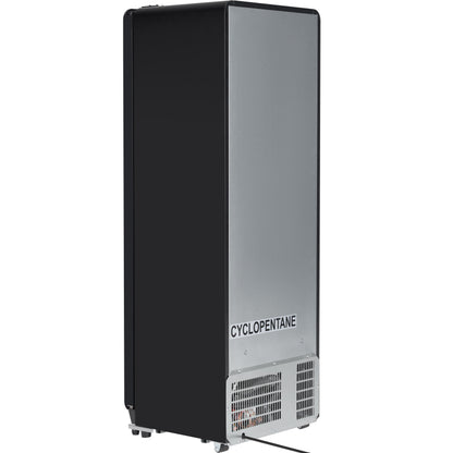 21" Black Swing Commercial Glass Door Merchandiser Refrigerator with ClearKeeper™ Glass - 7.28 cu ft ENERGY STAR®