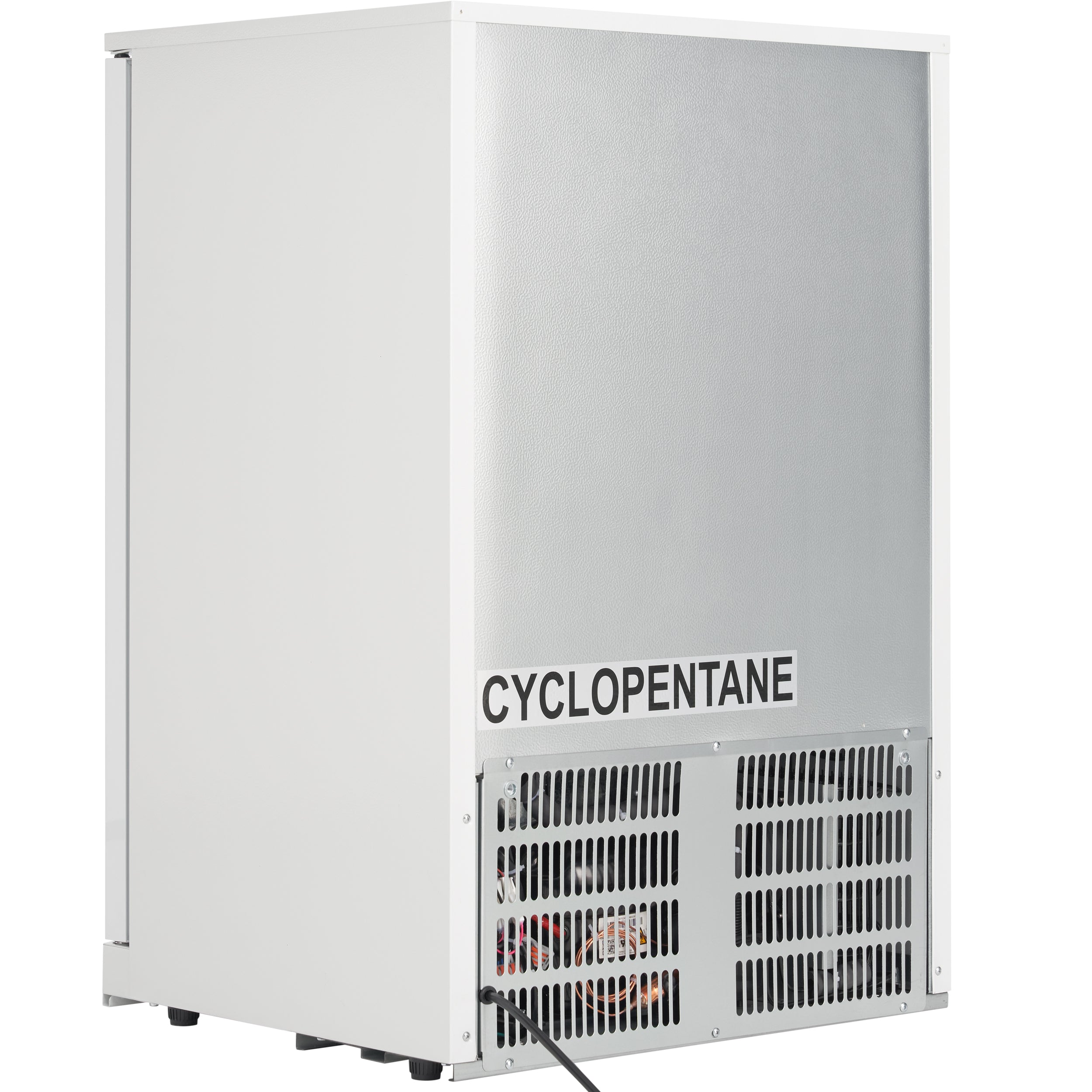 24" Countertop White Swing Commercial Glass Door Merchandiser Refrigerator - 5 cu ft