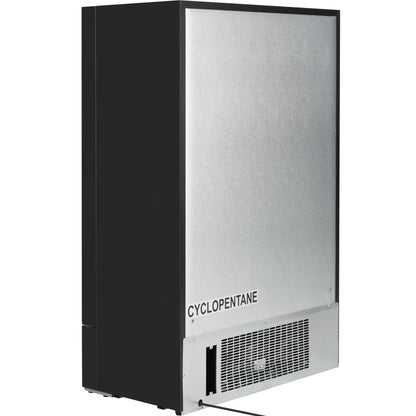 36" Black Swing Commercial Glass 2 Door Merchandiser Refrigerator with ClearKeeper™ Glass - 10 cu ft ENERGY STAR®