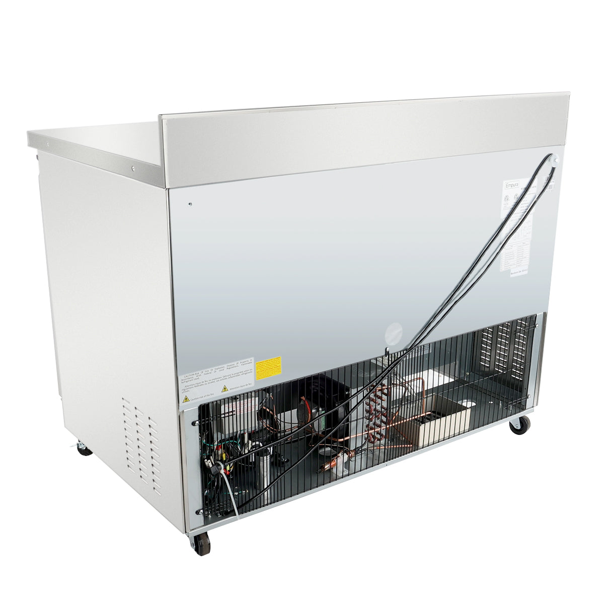 48" Two Door Commercial Work Top Undercounter Freezer