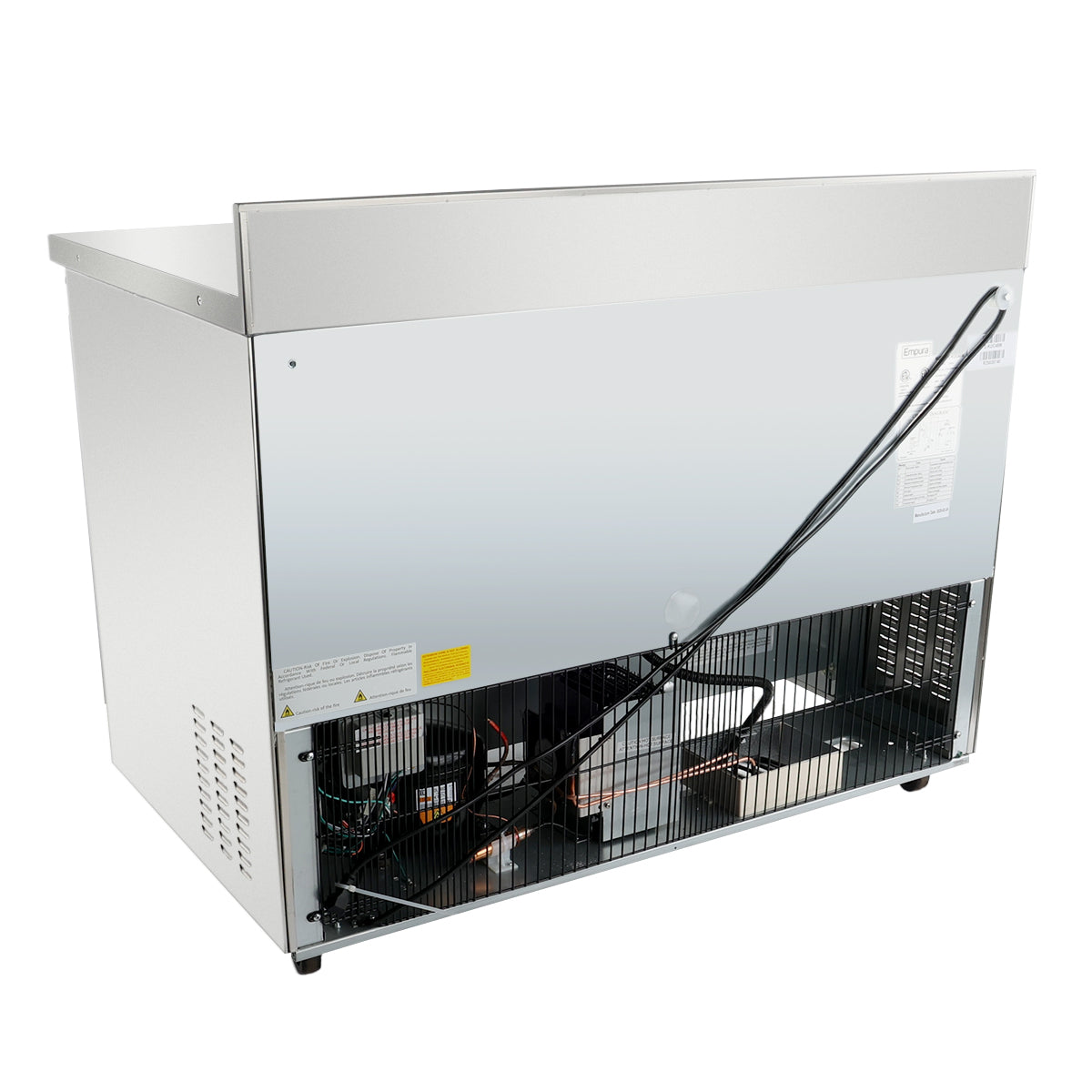 48" Two Door Commercial Work Top Undercounter Refrigerator