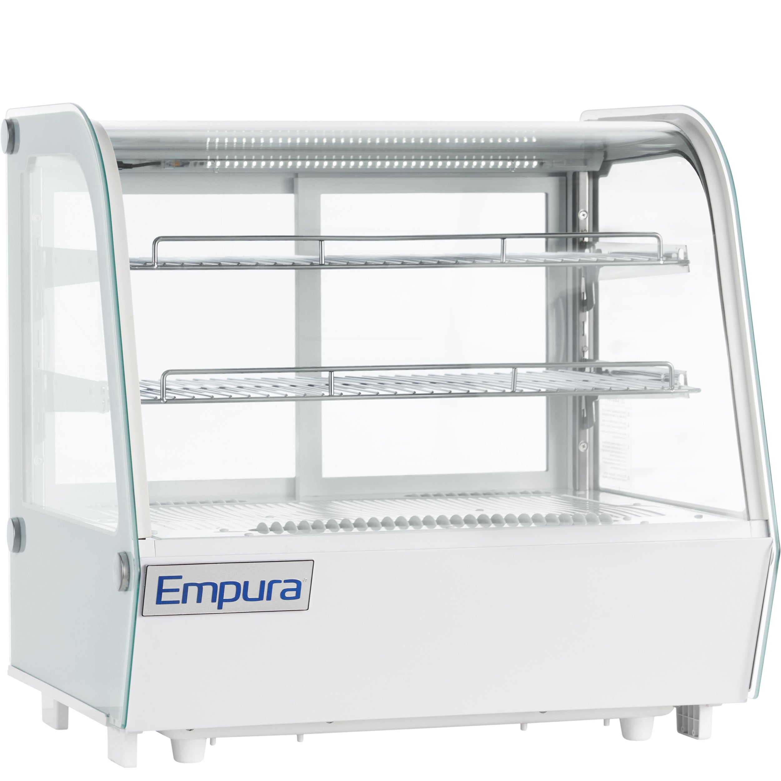 28" White Refrigerated Display Case Countertop - 4.2 cu ft