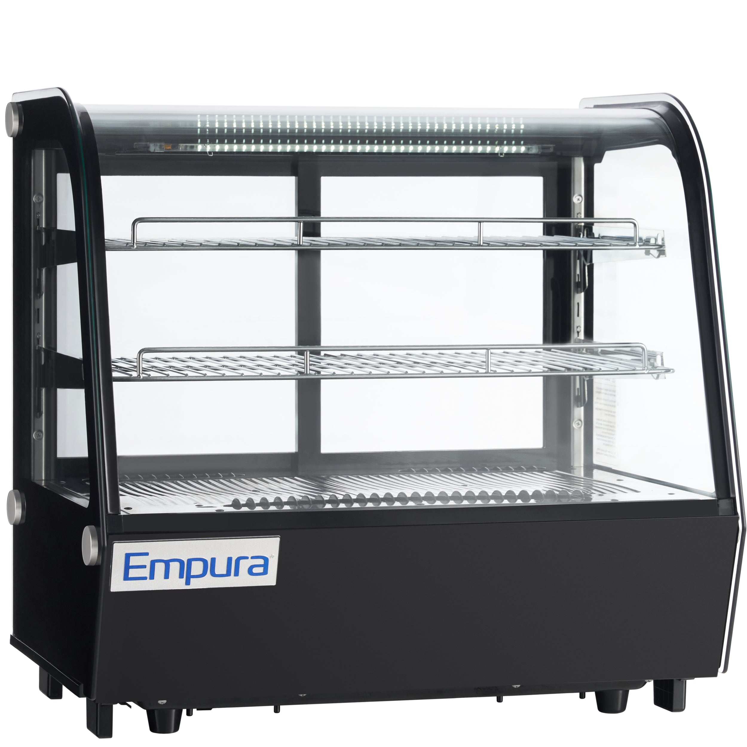 28" Black Refrigerated Display Case Countertop - 4.2 cu ft