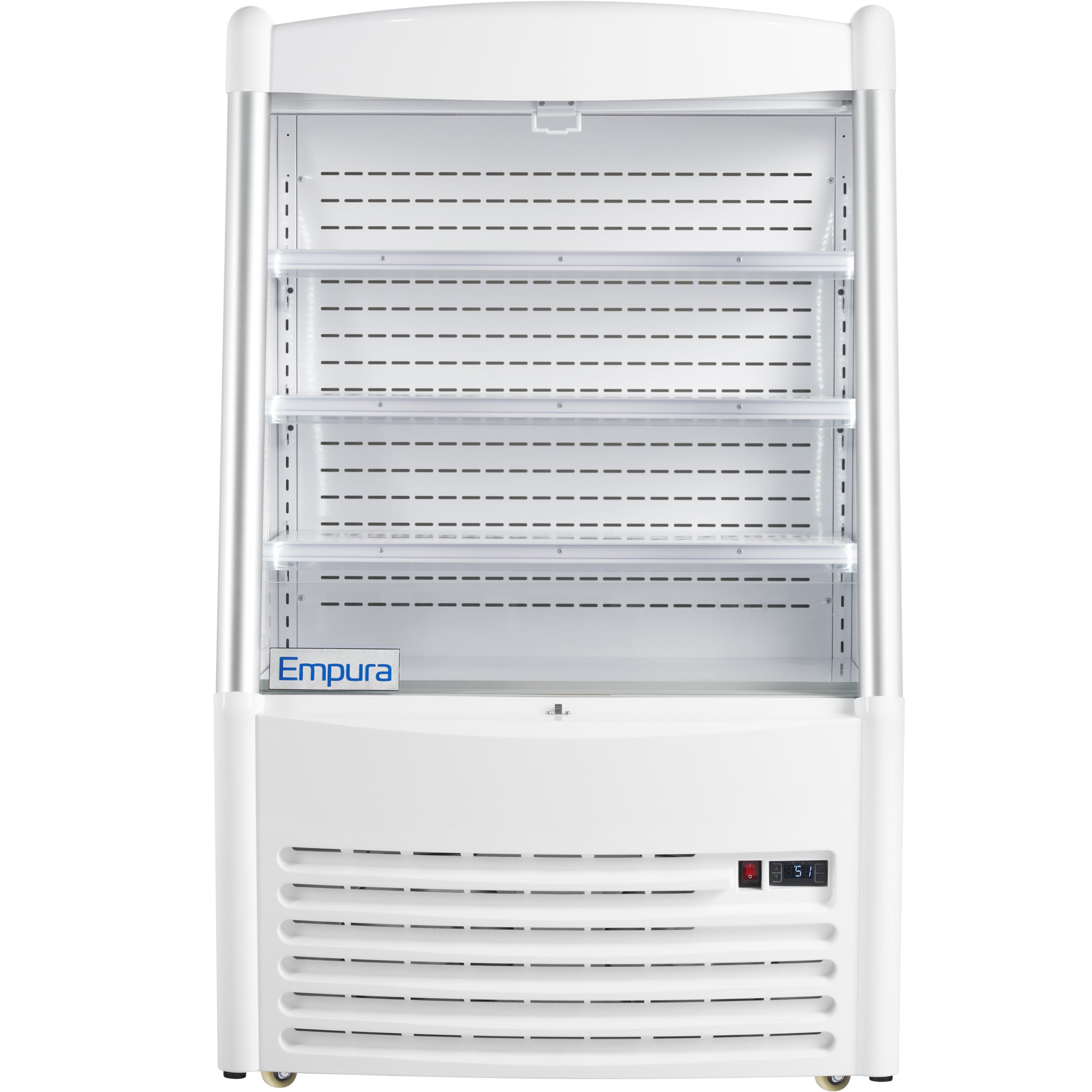 36" White Commercial Open Refrigerated Display - 11.3 cu ft