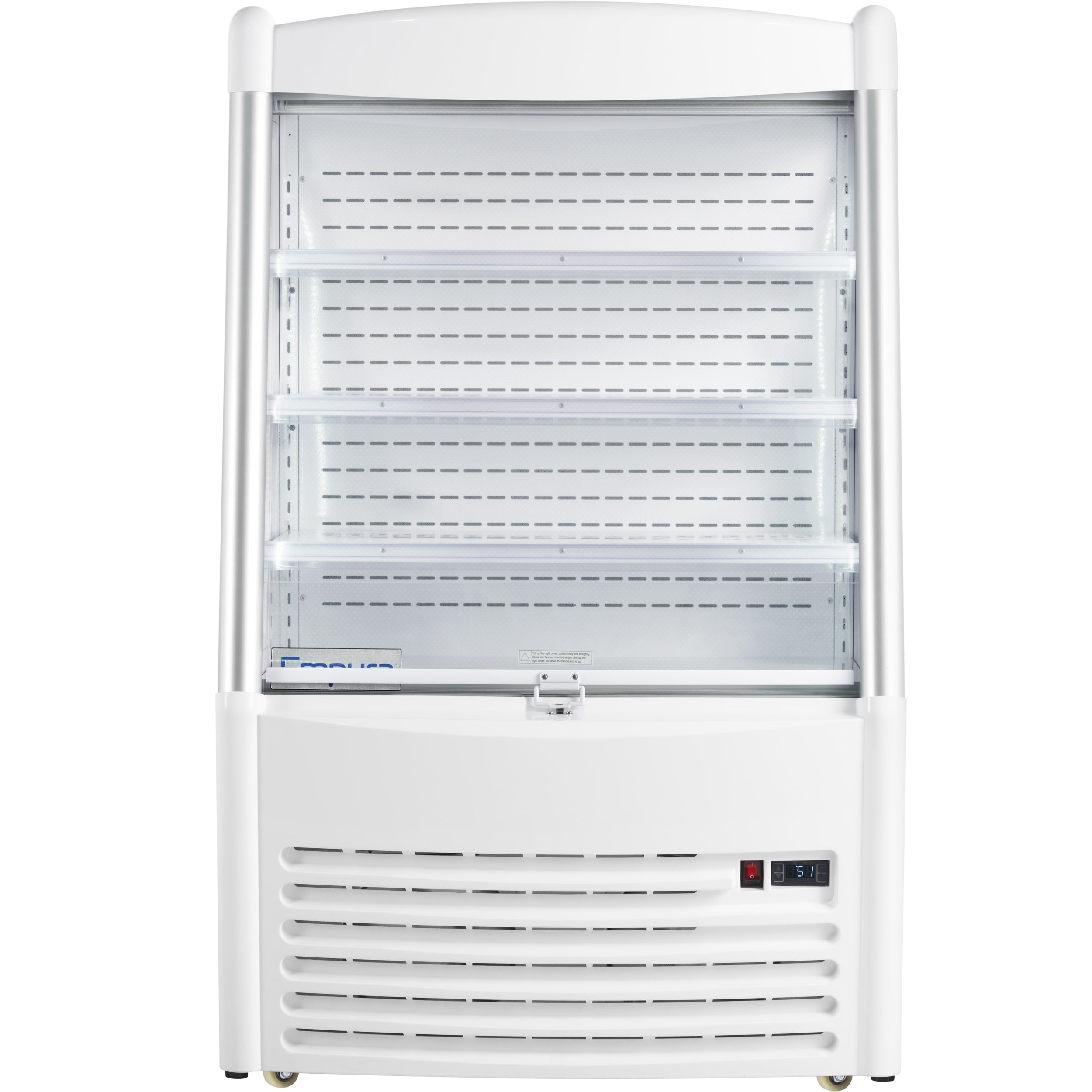36" White Commercial Open Refrigerated Display - 11.3 cu ft