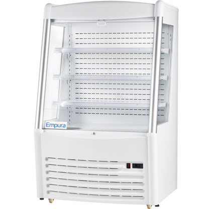 36" White Commercial Open Refrigerated Display - 11.3 cu ft