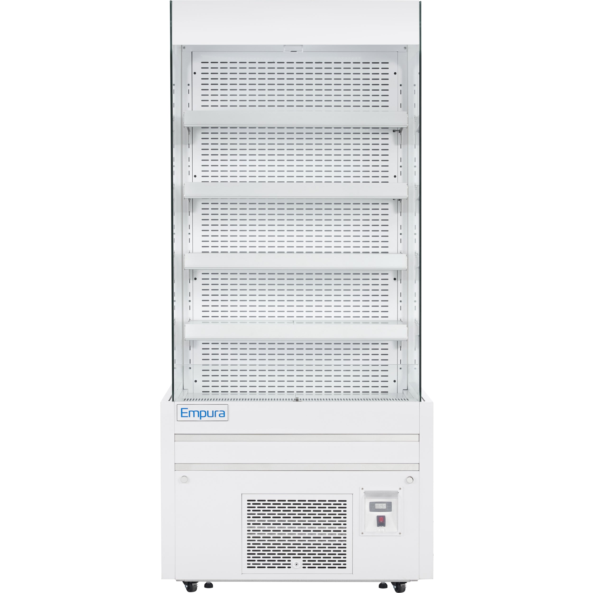 29" White Commercial Open Refrigerated Display - 17.6 cu ft