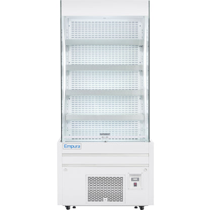 29" White Commercial Open Refrigerated Display - 17.6 cu ft