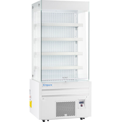 29" White Commercial Open Refrigerated Display - 17.6 cu ft