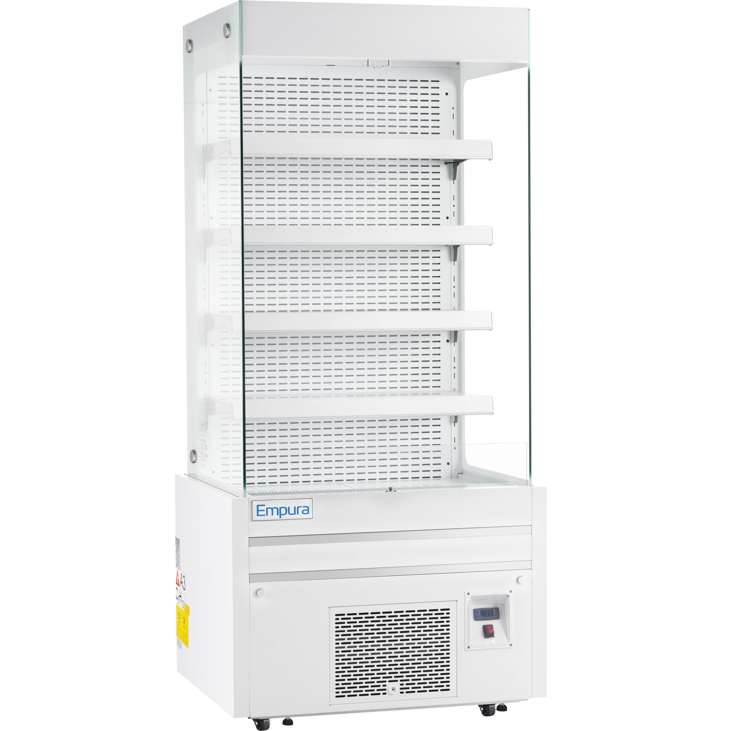29" White Commercial Open Refrigerated Display - 17.6 cu ft