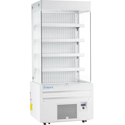 29" White Commercial Open Refrigerated Display - 17.6 cu ft