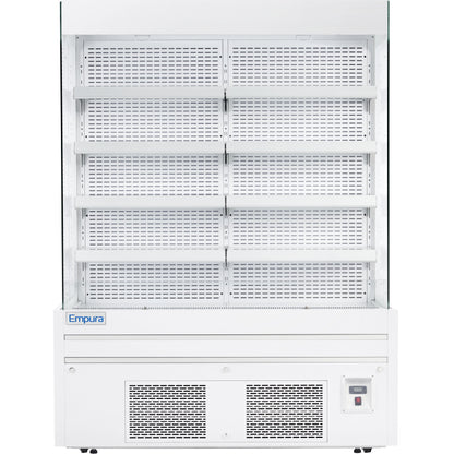 60" White Commercial Open Refrigerated Display - 33.9 cu ft
