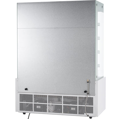 60" White Commercial Open Refrigerated Display - 33.9 cu ft