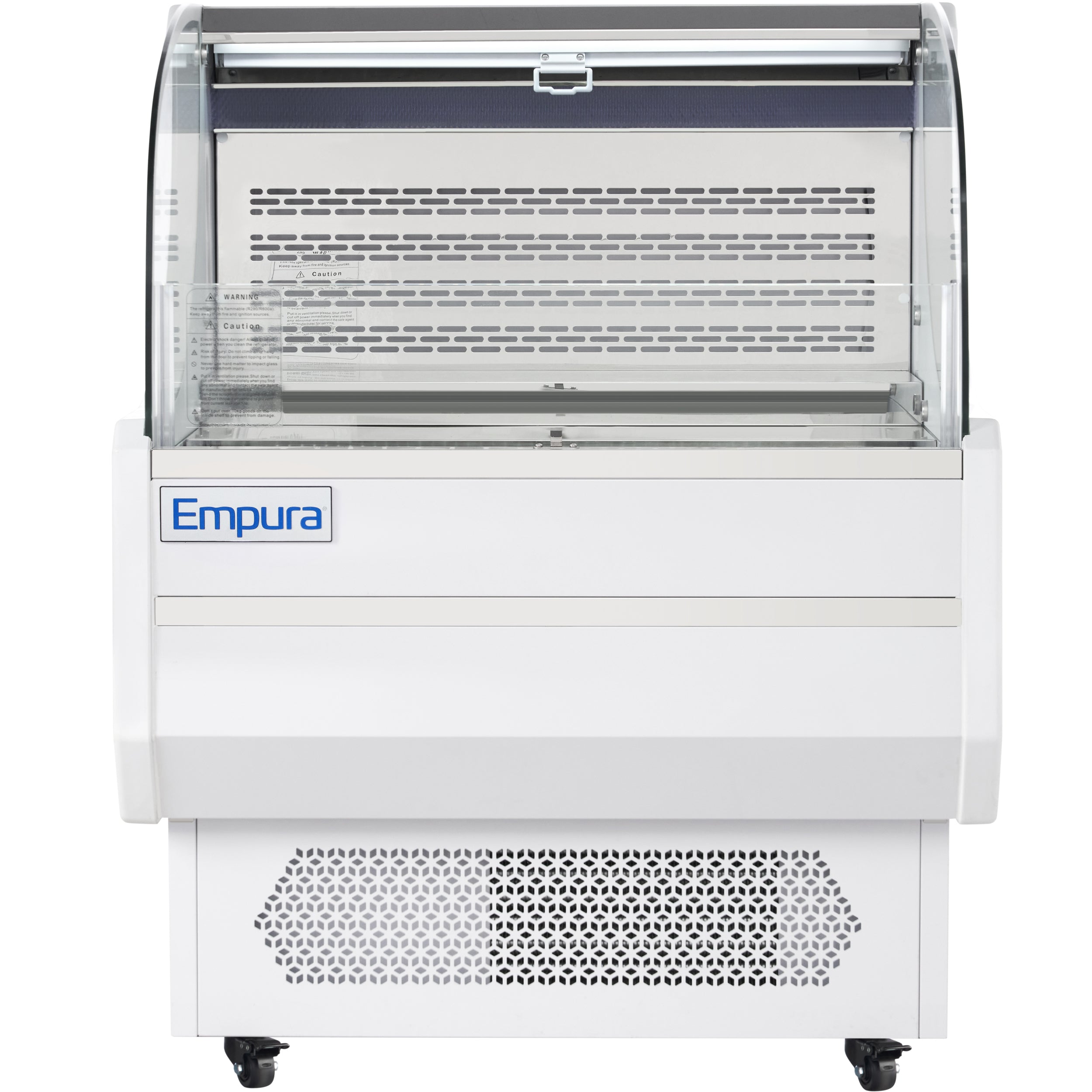 36" White Commercial Open Refrigerated Display - 7.5 cu ft