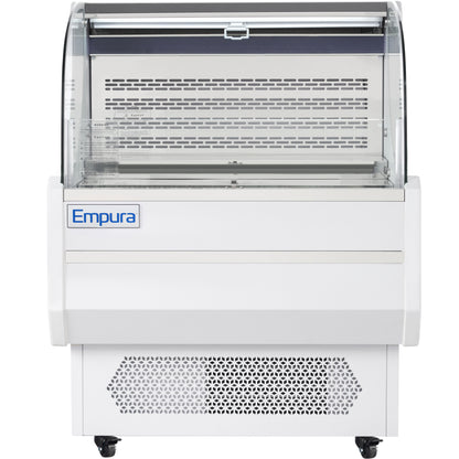 36" White Commercial Open Refrigerated Display - 7.5 cu ft