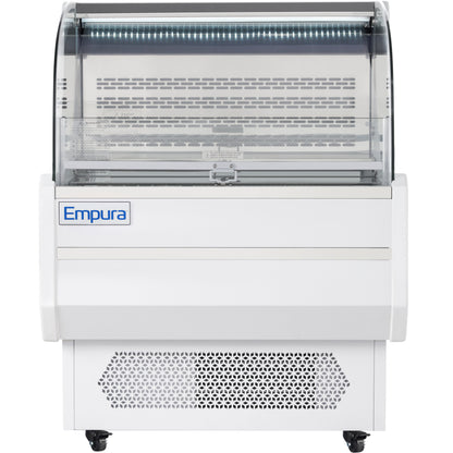 36" White Commercial Open Refrigerated Display - 7.5 cu ft