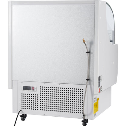 36" White Commercial Open Refrigerated Display - 7.5 cu ft