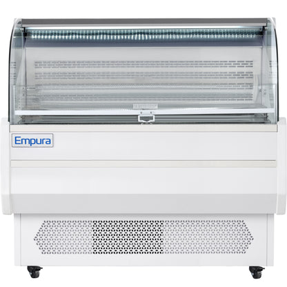 47" White Commercial Open Refrigerated Display - 10.3 cu ft