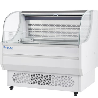 47" White Commercial Open Refrigerated Display - 10.3 cu ft