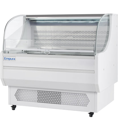 47" White Commercial Open Refrigerated Display - 10.3 cu ft