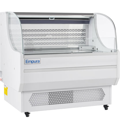 47" White Commercial Open Refrigerated Display - 10.3 cu ft