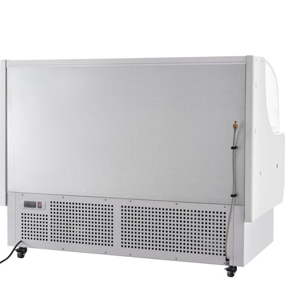 59" White Commercial Open Refrigerated Display - 13.1 cu ft