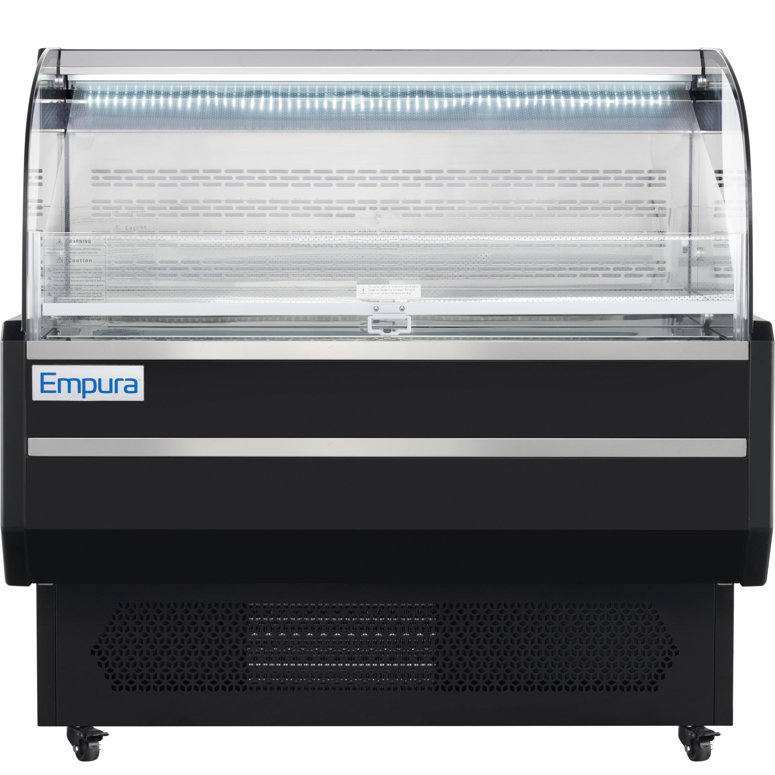 47" Black Commercial Open Refrigerated Display - 10.3 cu ft