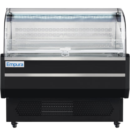 47" Black Commercial Open Refrigerated Display - 10.3 cu ft