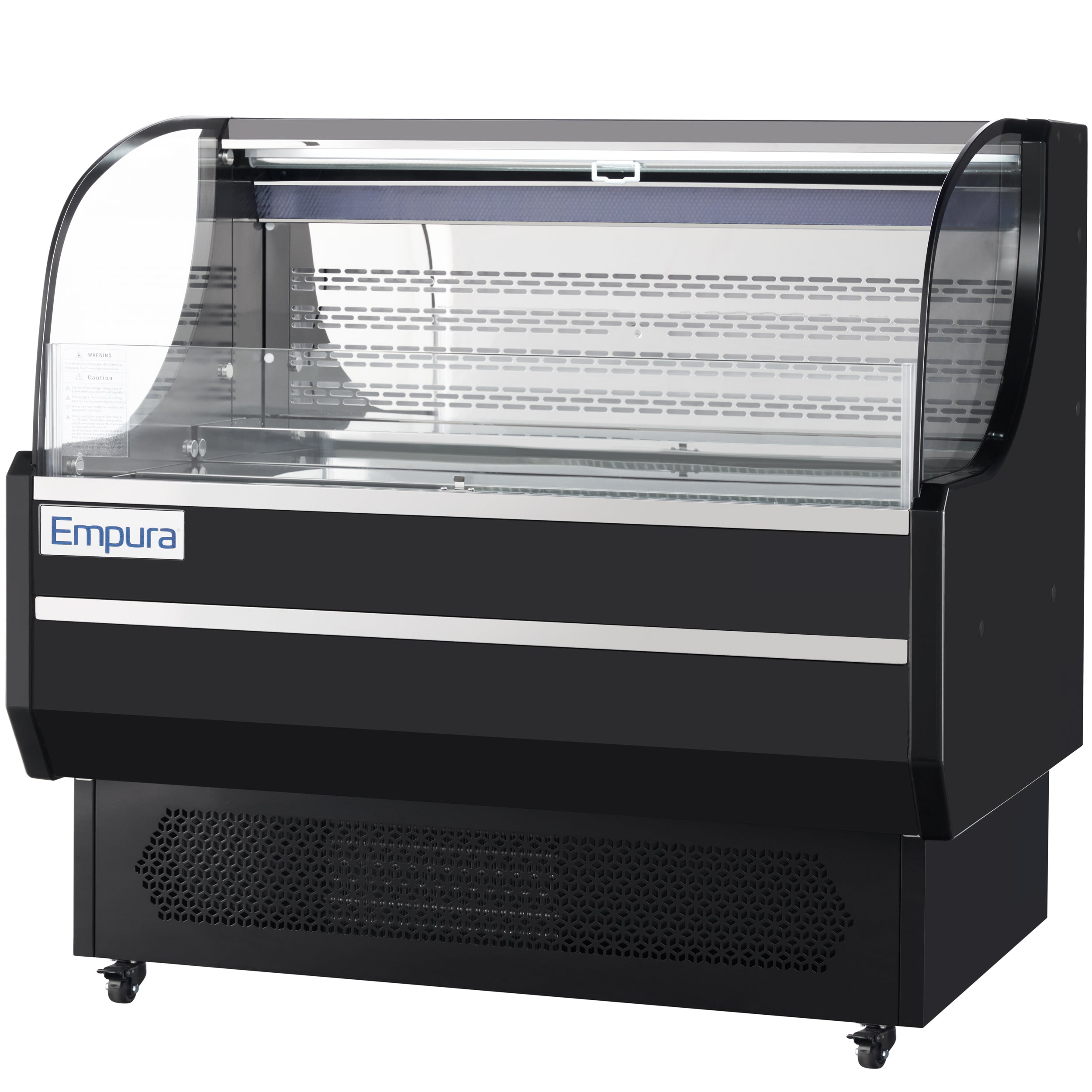 47" Black Commercial Open Refrigerated Display - 10.3 cu ft